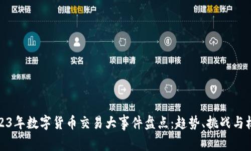 2023年数字货币交易大事件盘点：趋势、挑战与机遇